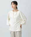 LEPSIM オフショル6分袖スウェット レプシィム トップス スウェット・トレーナー ホワイト ブラック グレー【送料無料】