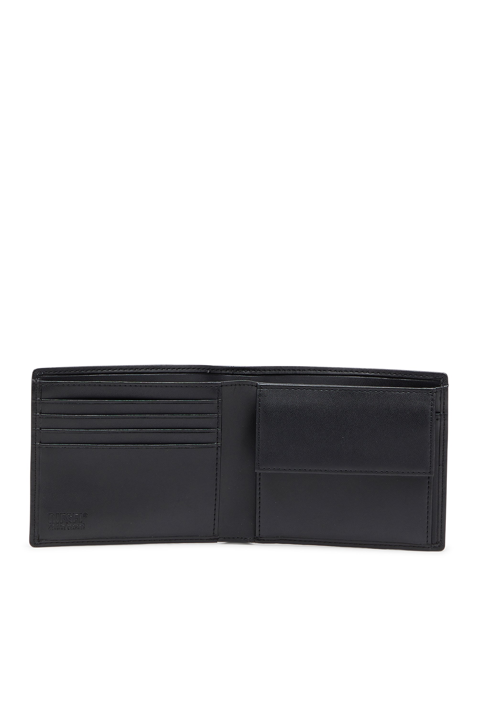 メンズ 二つ折りウォレット BI FOLD COIN S ディーゼル 財布・ポーチ・ケース 財布 ブラック