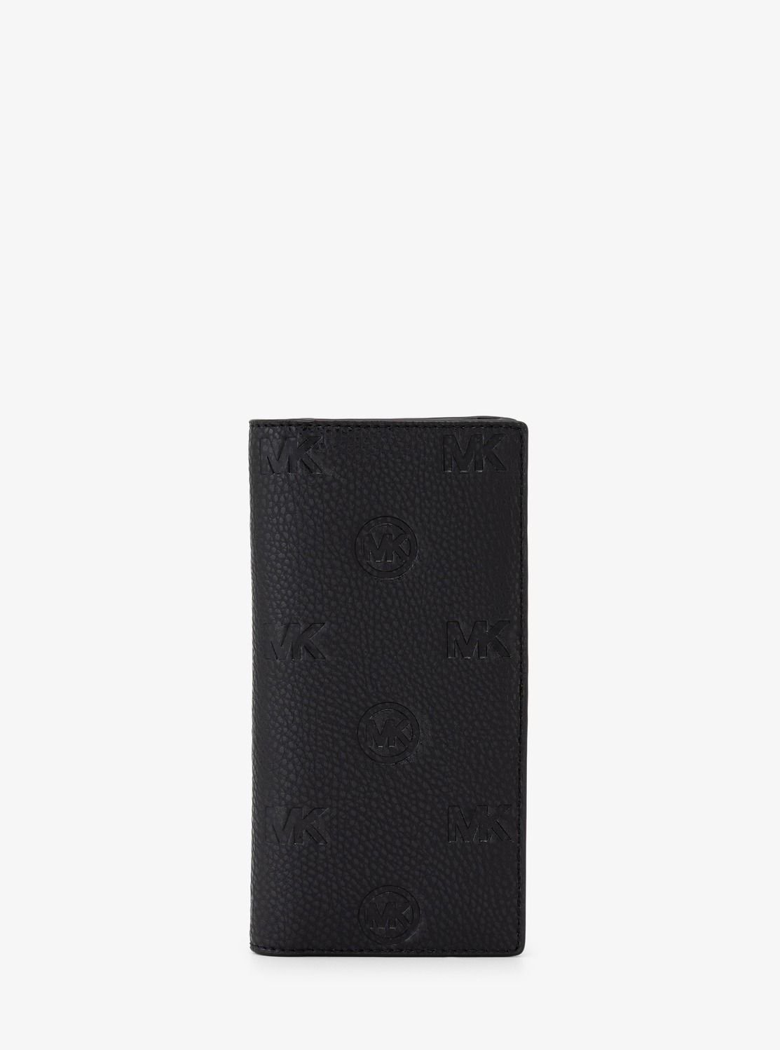 【SALE／75%OFF】MICHAEL KORS フラップウォレット ラージ マイケルコース マイケル・コース 財布・ポーチ・ケース 財布 ブラック【送料無料】