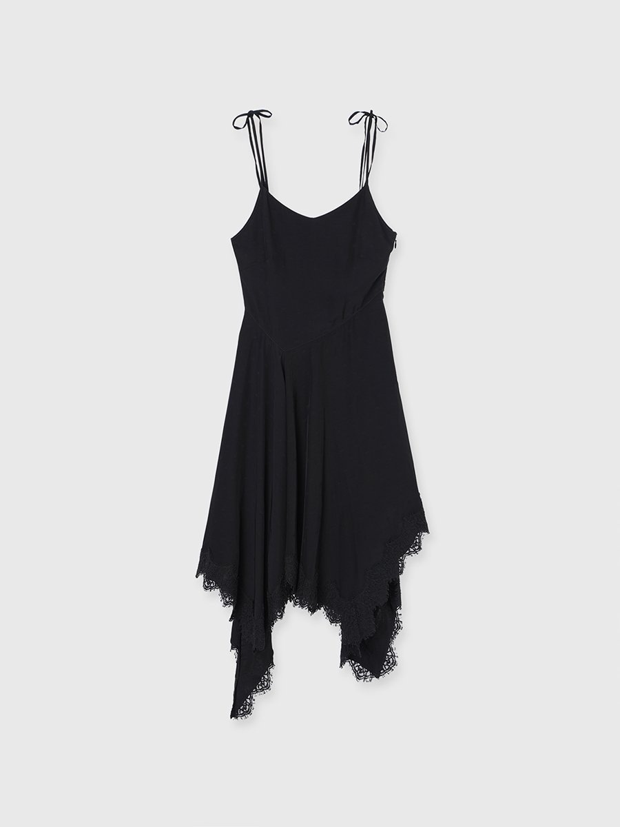 【SALE／50%OFF】eimy istoire PAPILLON JACQUARD DRESS エイミーイストワール ワンピース・ドレス ワンピース ブラック【送料無料】