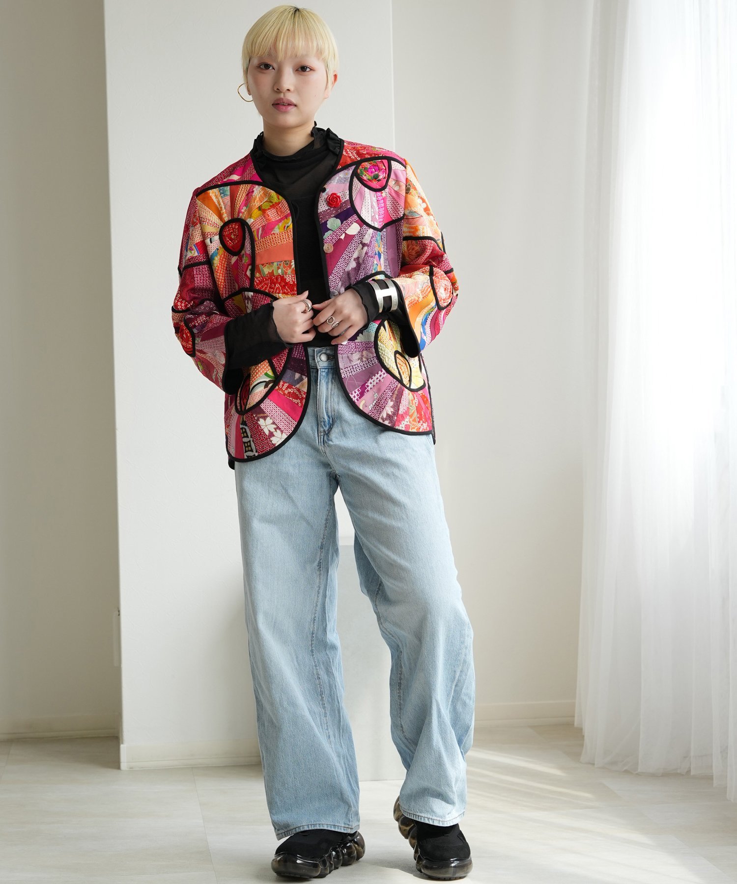 maison utatane maison utatane｜No.JK01｜桃継ぎの彩 ウタタネ ジャケット・アウター その他のジャケット・アウター ピンク