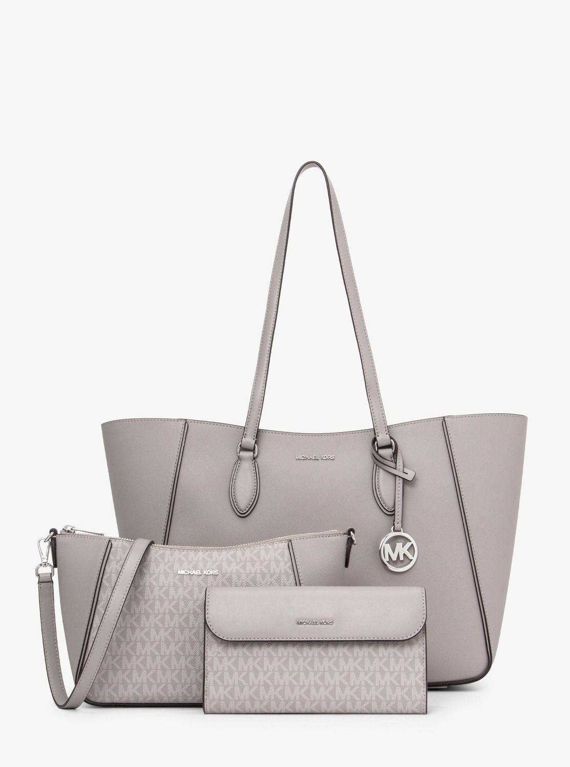 【SALE／73%OFF】MICHAEL KORS JET SET TRAVEL 3IN1 トートバッグ ラージ - MKシグネチャー マイケルコース マイケル・コース バッグ トートバッグ【送料無料】
