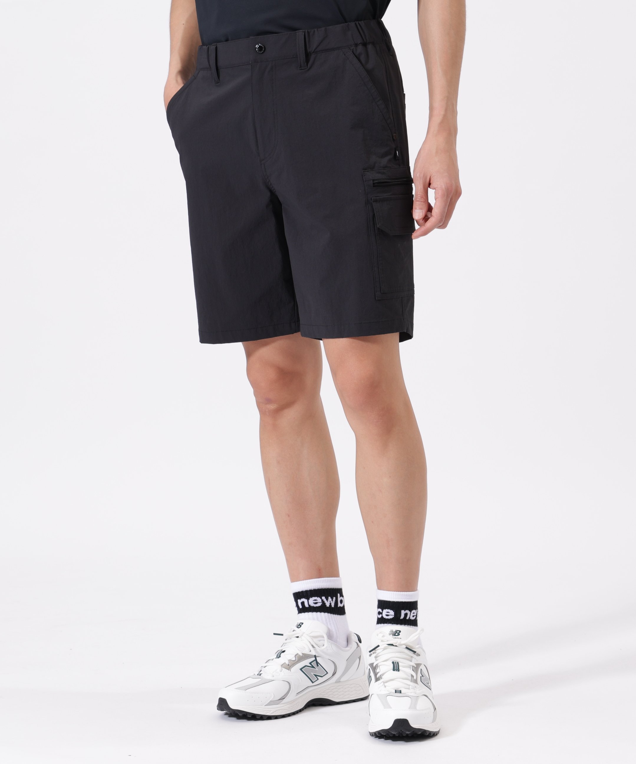 Golf 接触冷感 リラックス ショートパンツ (MENS) ニューバランスゴルフ パンツ その他のパンツ ブラック グレー ベージュ
