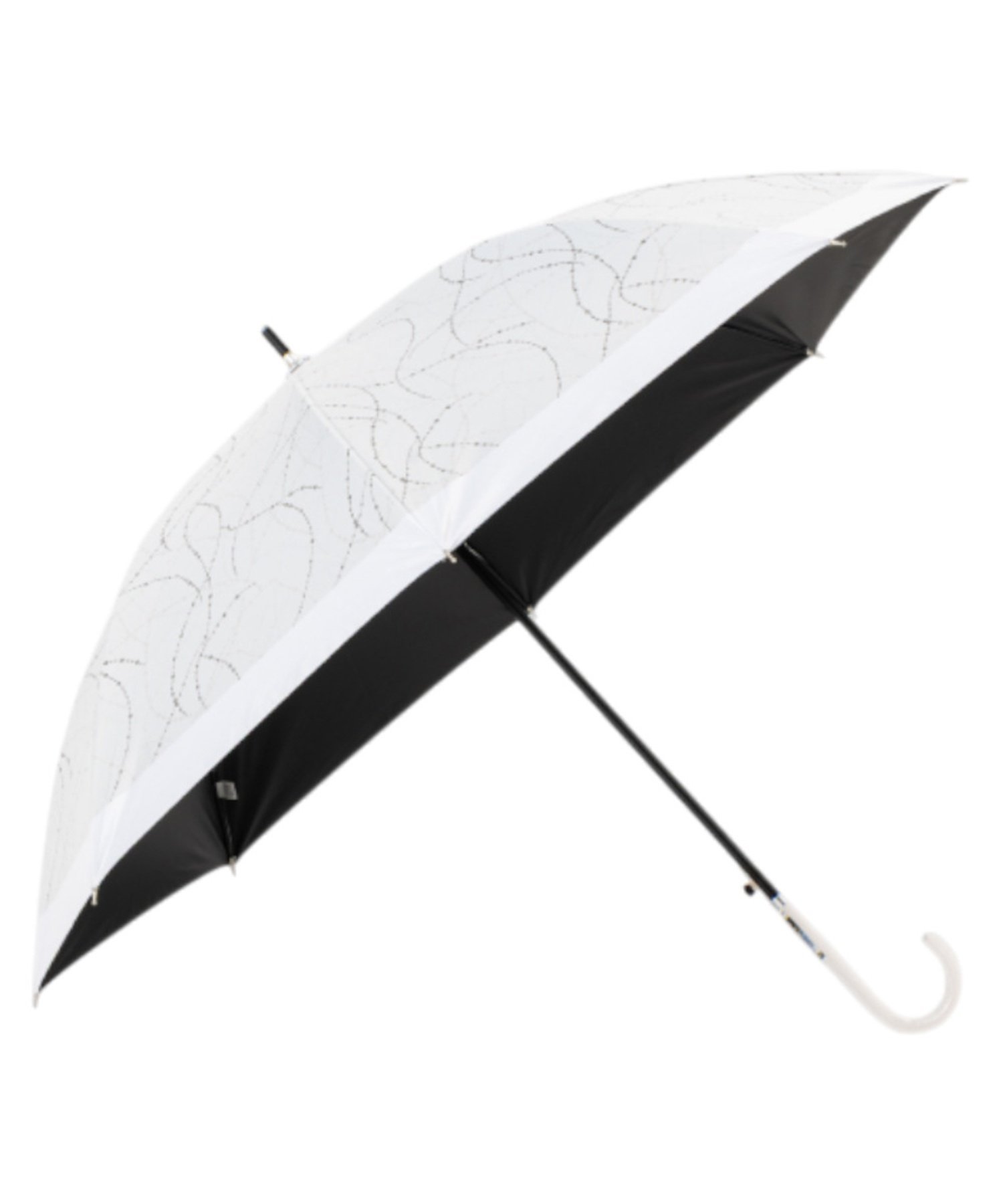 BACKYARD FAMILY Ladies UV bloc Umbrella ジャンプ傘 60cm ローラ ファッション雑貨 傘・長傘 グレー ブルー