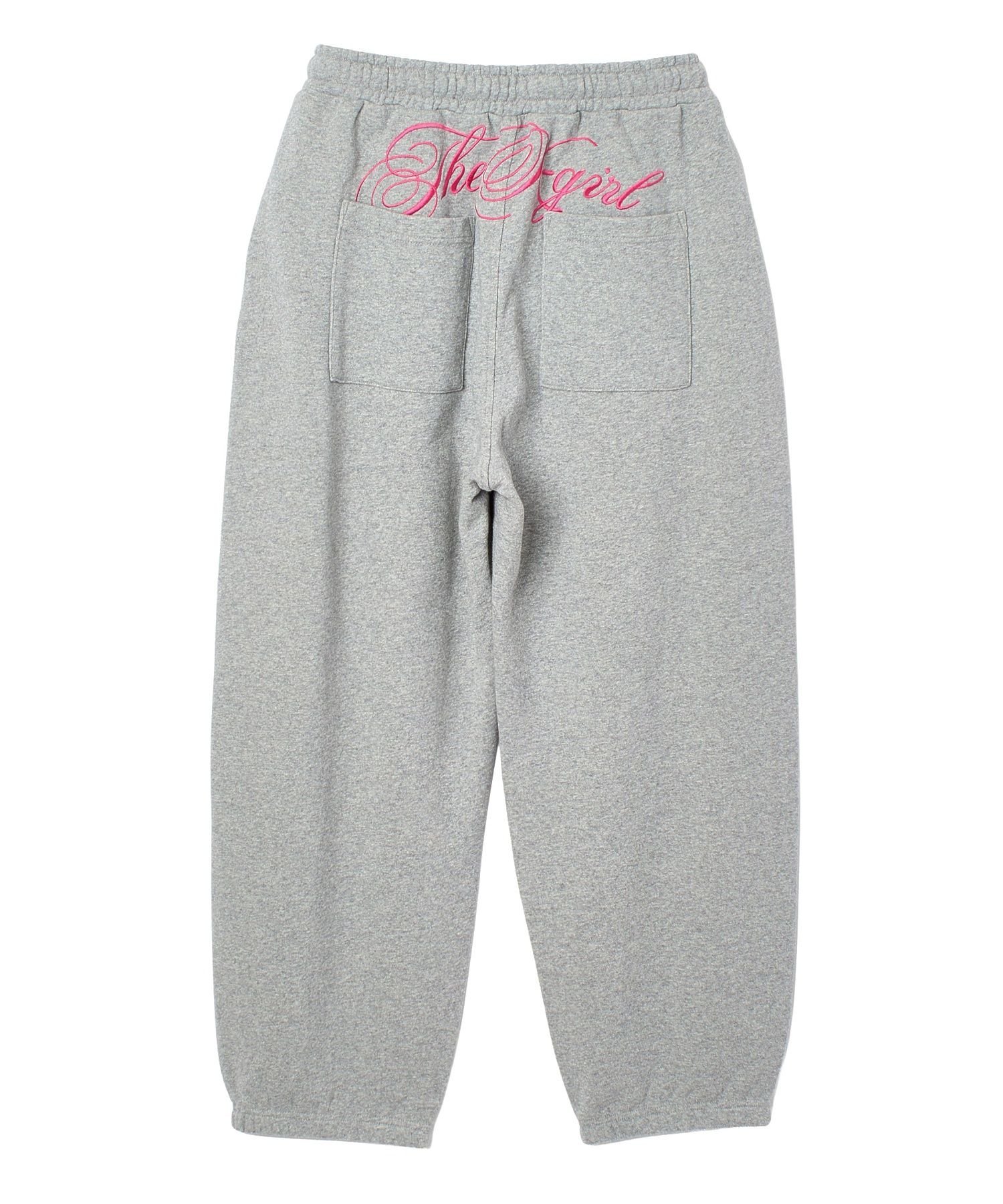 X-girl SCRIPT LOGO SWEATPANTS エックスガール パンツ その他のパンツ ブラック