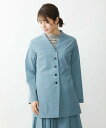 【SALE／50%OFF】GIANNI LO GIUDICE [日本製]クレイペーパーナイロンジャケット ジャンニロジュディーチェ スーツ・フォーマル スーツジャケット ブルー ベージュ【送料無料】