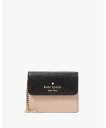 ケイト・スペード ニューヨーク 【SALE／65%OFF】kate spade new york マディソン カラーブロック スモール フラップ カード ケース ケイトスペードニューヨーク 財布・ポーチ・ケース 名刺入れ・カードケース ブラウン【送料無料】