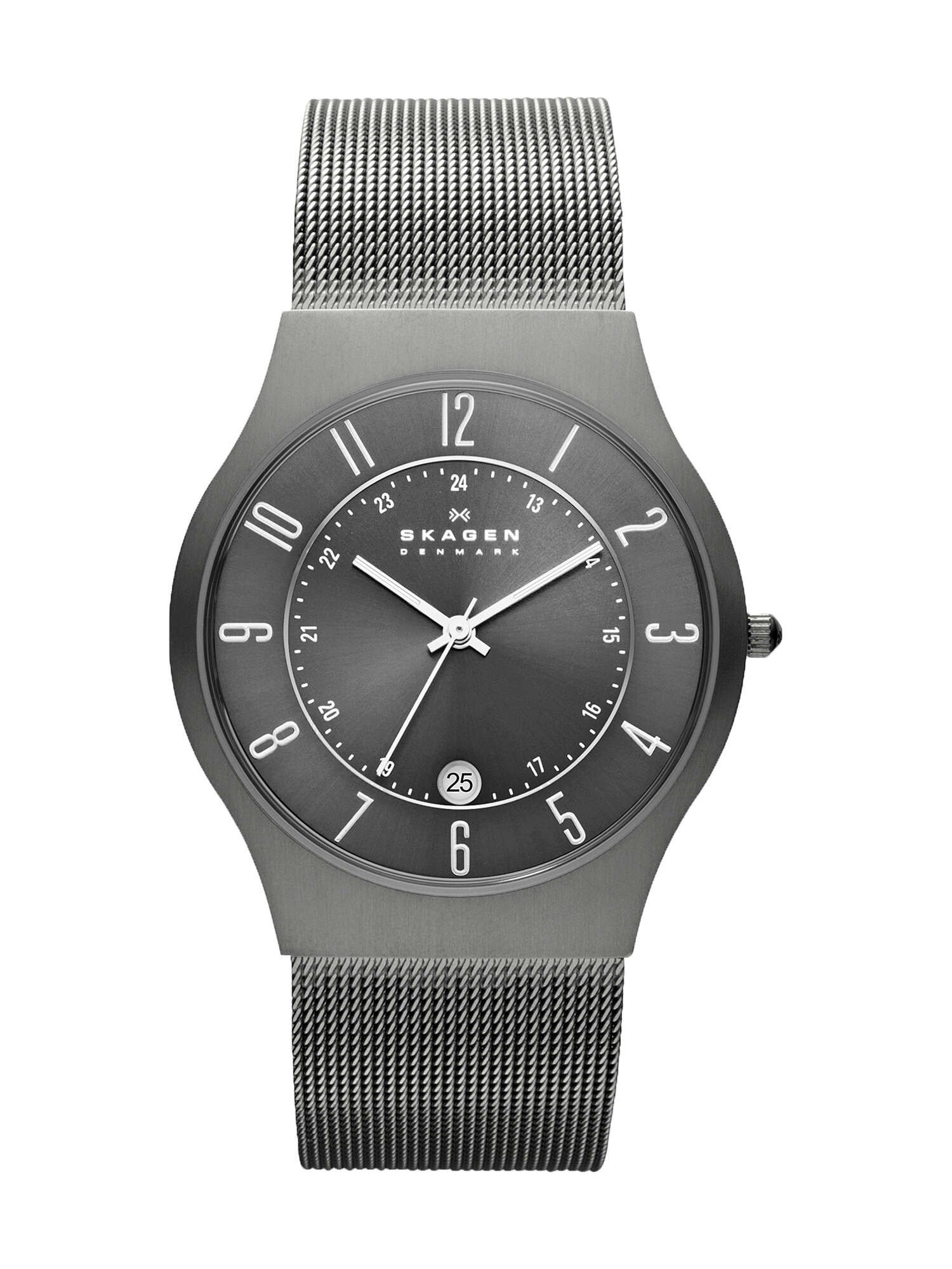 SKAGEN Sunby Titanium 233XLTTM スカーゲン アクセサリー・腕時計 腕時計 シルバー【送料無料】