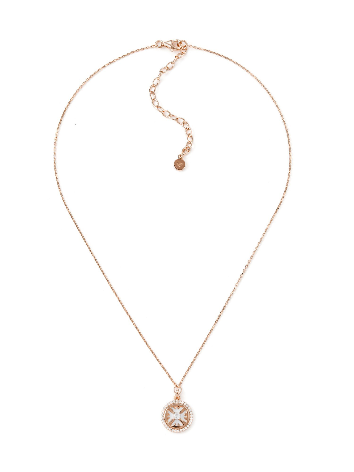 EMPORIO ARMANI Rose Gold Tone Necklace EG3593221 EHb`Xe[VC^[iVi ANZT[Erv lbNX S[hyz