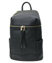 【SALE/40%OFF】andme フェイクレザー ジップ リュックサック アンドミー バッグ リュック・バックパック ブラック グレー ベージュ