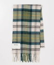 URBAN RESEARCH DOORS Barbour WOOLCASHMERE TARTAN SCARF アーバンリサーチドアーズ ファッション雑貨 マフラー・ストール・ネックウォーマー グリーン ベージュ ブラック【送料無料】
