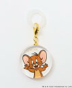 Magine FLAPPER フラッパー:TOM&JERRY トムとジェリー めじるしガラスチャーム マージン ファッション雑貨 チャーム・キーチェーン グレー...