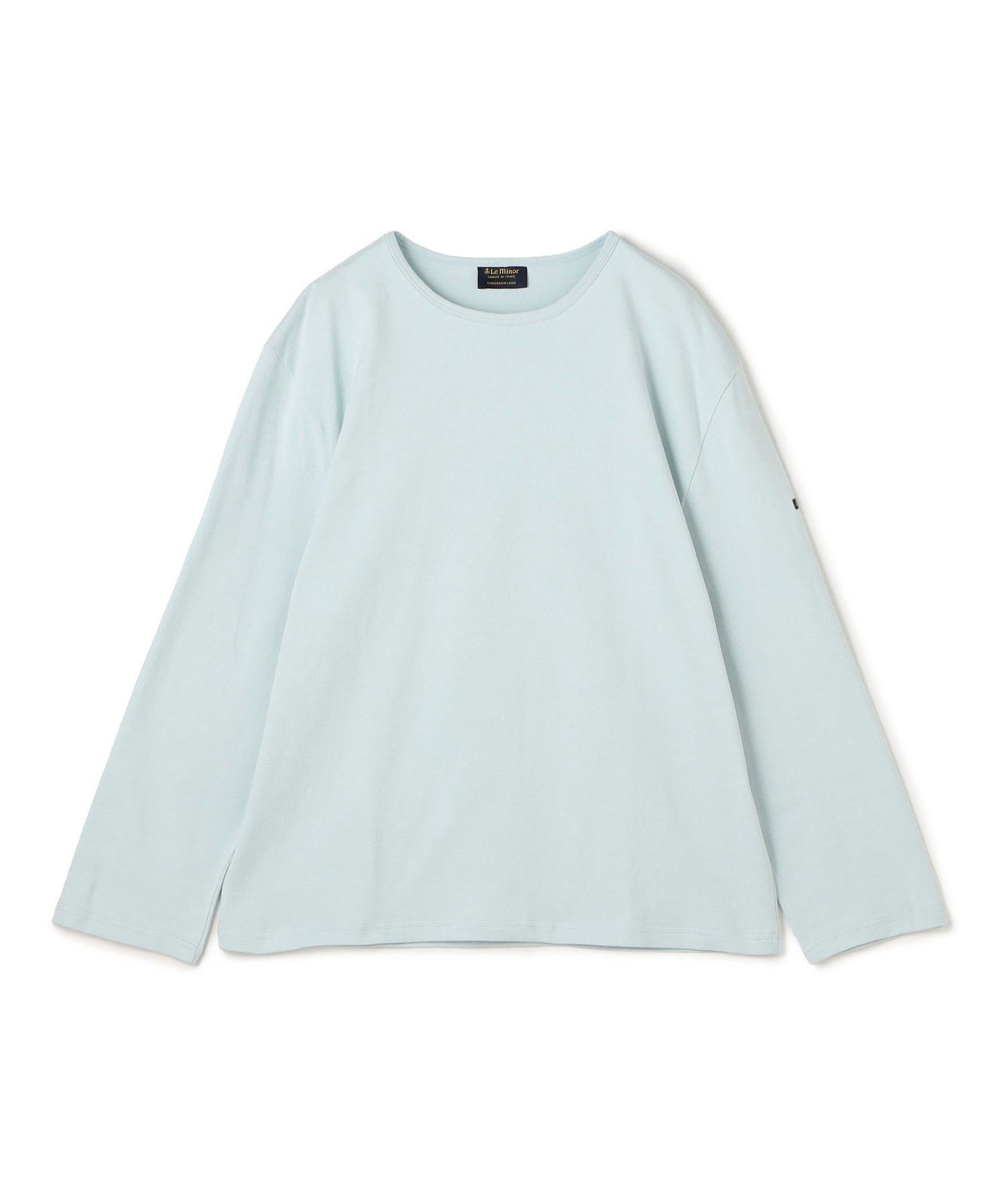 【SALE／47%OFF】TOMORROWLAND BUYING WEAR 【別注】Le Minor コットン ロングスリーブTシャツ トゥモローランド トップス カットソー・Tシャツ ホワイト ネイビー【送料無料】