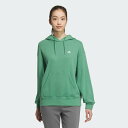 【SALE/40%OFF】adidas 【公式】アディダス adidas エッセンシャルズ プラス スモールロゴ フレンチテリー ... アディダス トップス パーカー・フーディー グリーン