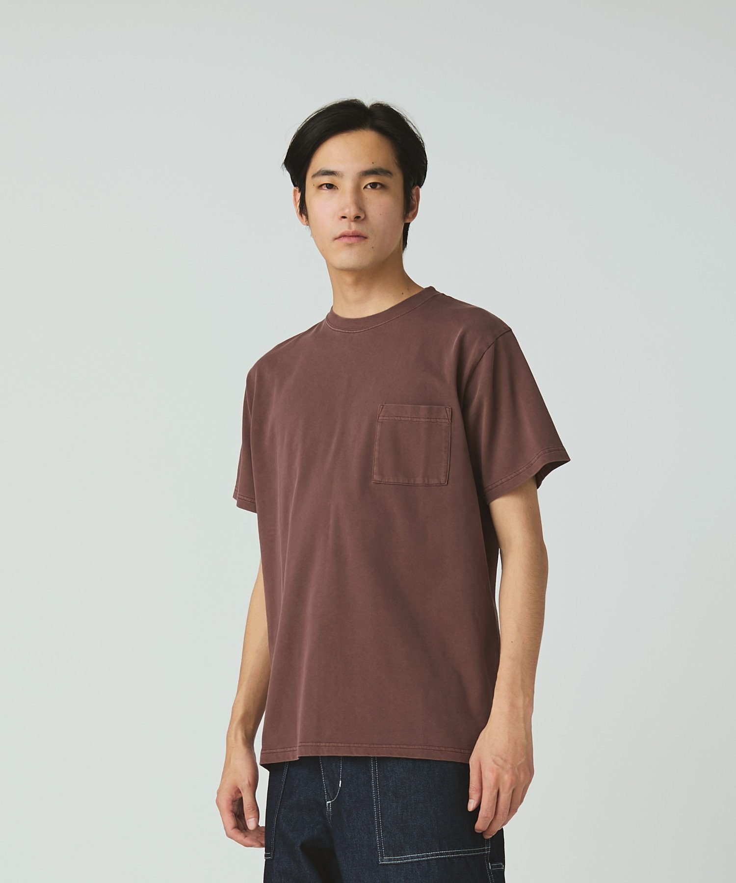 Garment Dyed T-Shirt スノーピーク トップス カットソー・Tシャツ ホワイト グレー