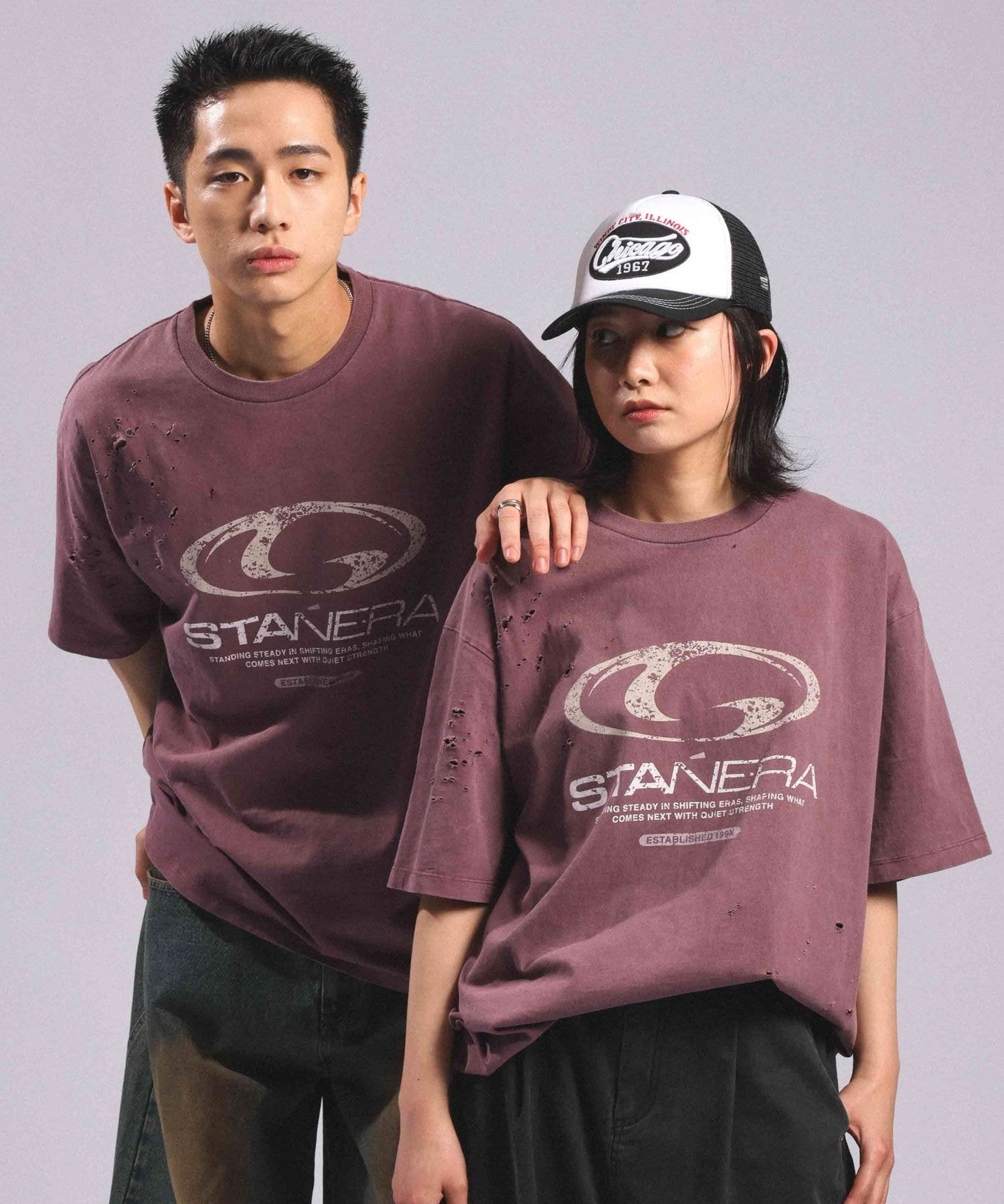 楽天市場】ダメージ Tシャツ（柄プリント）の通販