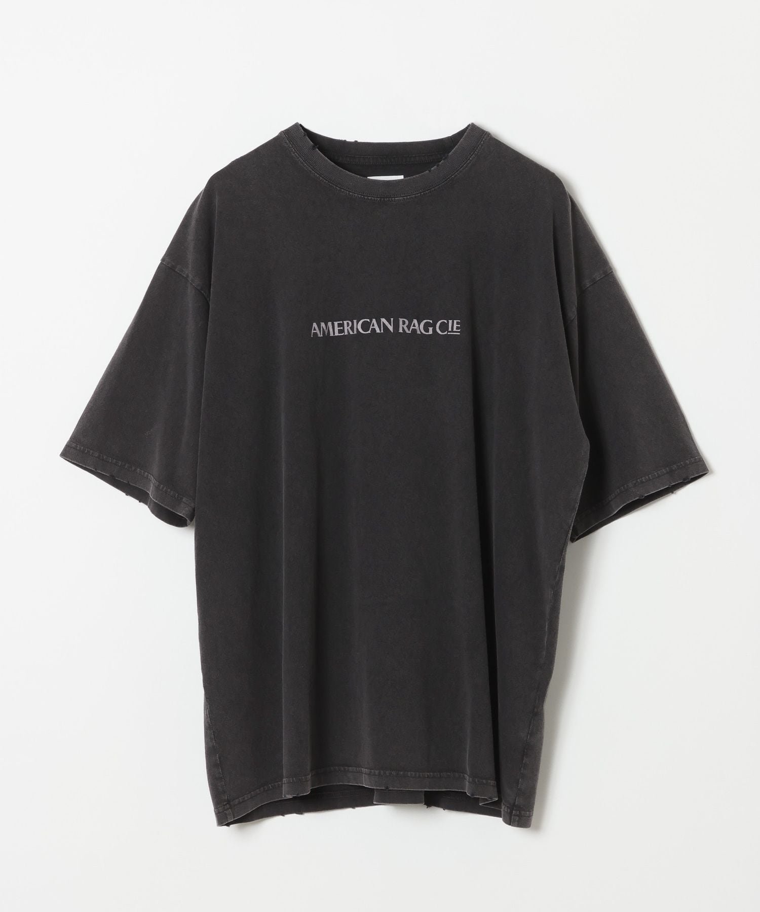 【AMERICAN RAG CIE】ヴィンテージウォッシュTシャツ(ユニセックス) ベイフロー トップス カットソー・Tシャツ パープル グレー ブラウン