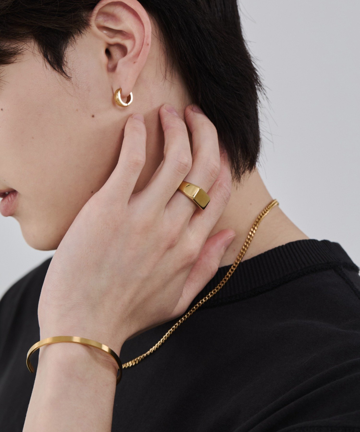 WYZ 【 金属アレルギー対応 】サージカルステンレス シンプルリング シーテ アクセサリー・腕時計 リング・指輪 ゴールド シルバー