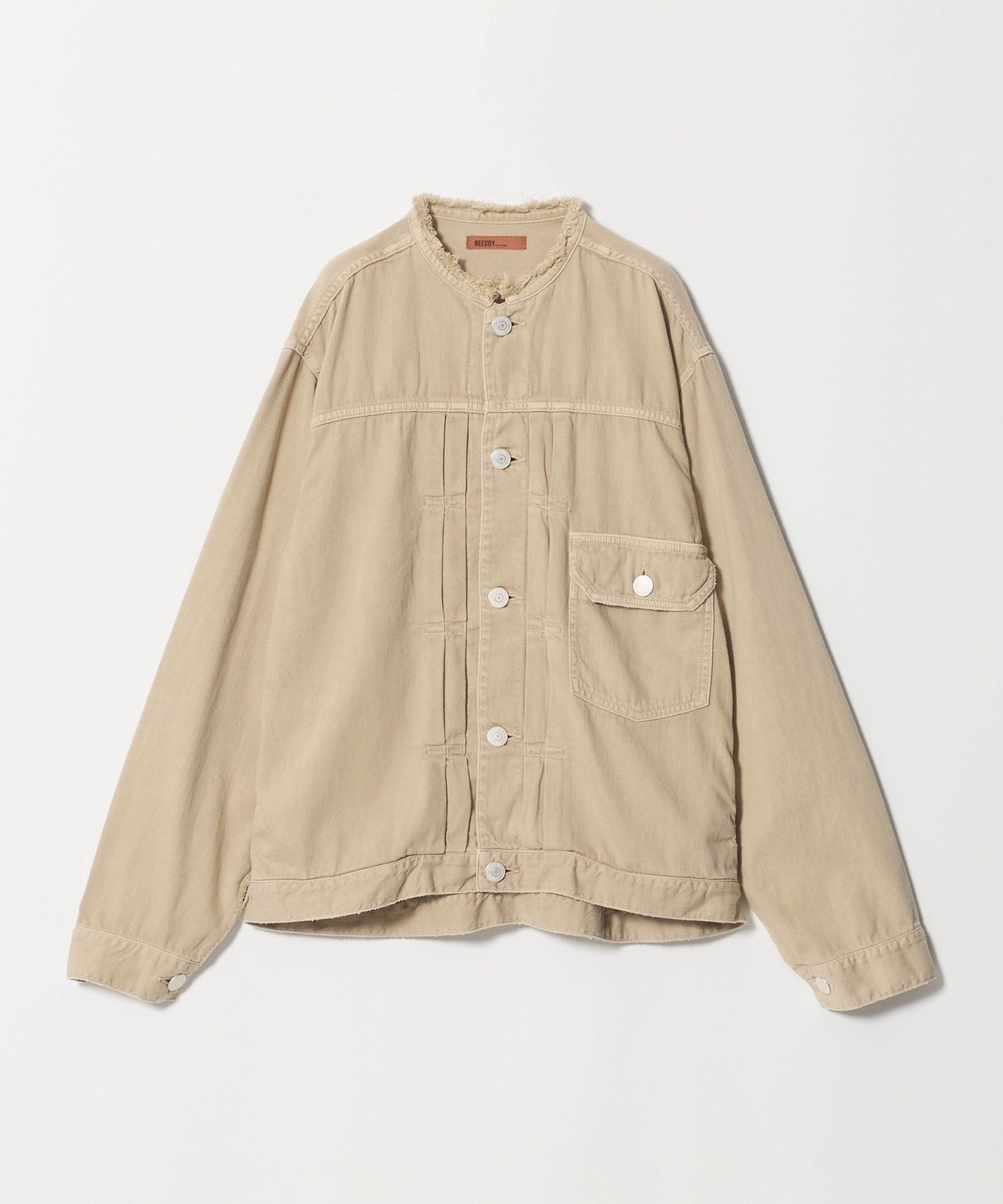 【別注】＜NEEDBY heritage＞デニム ジャケット/ベージュ ビューティー＆ユース ユナイテッドアローズ ジャケット・アウター デニムジャケット ベージュ