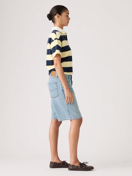 BAGGY DAD ジーンズ ショート ライトインディゴ リーバイス パンツ その他のパンツ ネイビー
