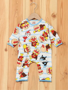 ANPANMAN KIDS COLLECTION ANPANMAN KIDS COLLECTION/(K)いっぱい柄ロンパース アンパンマンキッズコレクション マタニティー/ベビー ロンパース/カバーオール ブルー ピンク【送料無料】