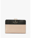 ケイトスペード ポーチ（レディース） 【SALE／55%OFF】kate spade new york マディソン カラーブロック ミディアム コンパクト バイフォールド ウォレット ケイトスペードニューヨーク 財布・ポーチ・ケース 財布 ブラウン【送料無料】