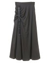 PLAIN PEOPLE sophiaアシンメトリースカート プレインピープル スカート その他のスカート ブラック グレー【送料無料】