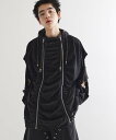【SALE/50%OFF】tk.TAKEO KIKUCHI K'PJT by AOI 『Lightweight Parka』 ティーケータケオキクチ トップス パーカー・フーディー ブラック【送料無料】