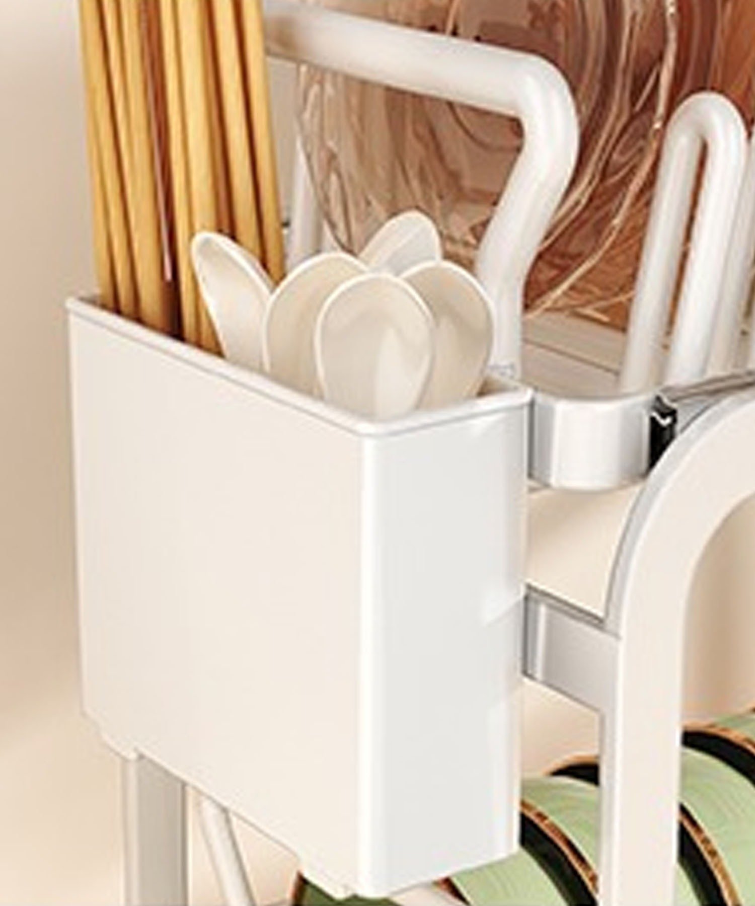 aimoha home aimoha home/スライド式水切りディッシュスタンドラック アイモハ 食器・調理器具・キッチン用品 その他の食器・調理器具・キッチン用品 ホワイト【送料無料】 stylife-15186697 Rakuten Fashion サンプル画像2