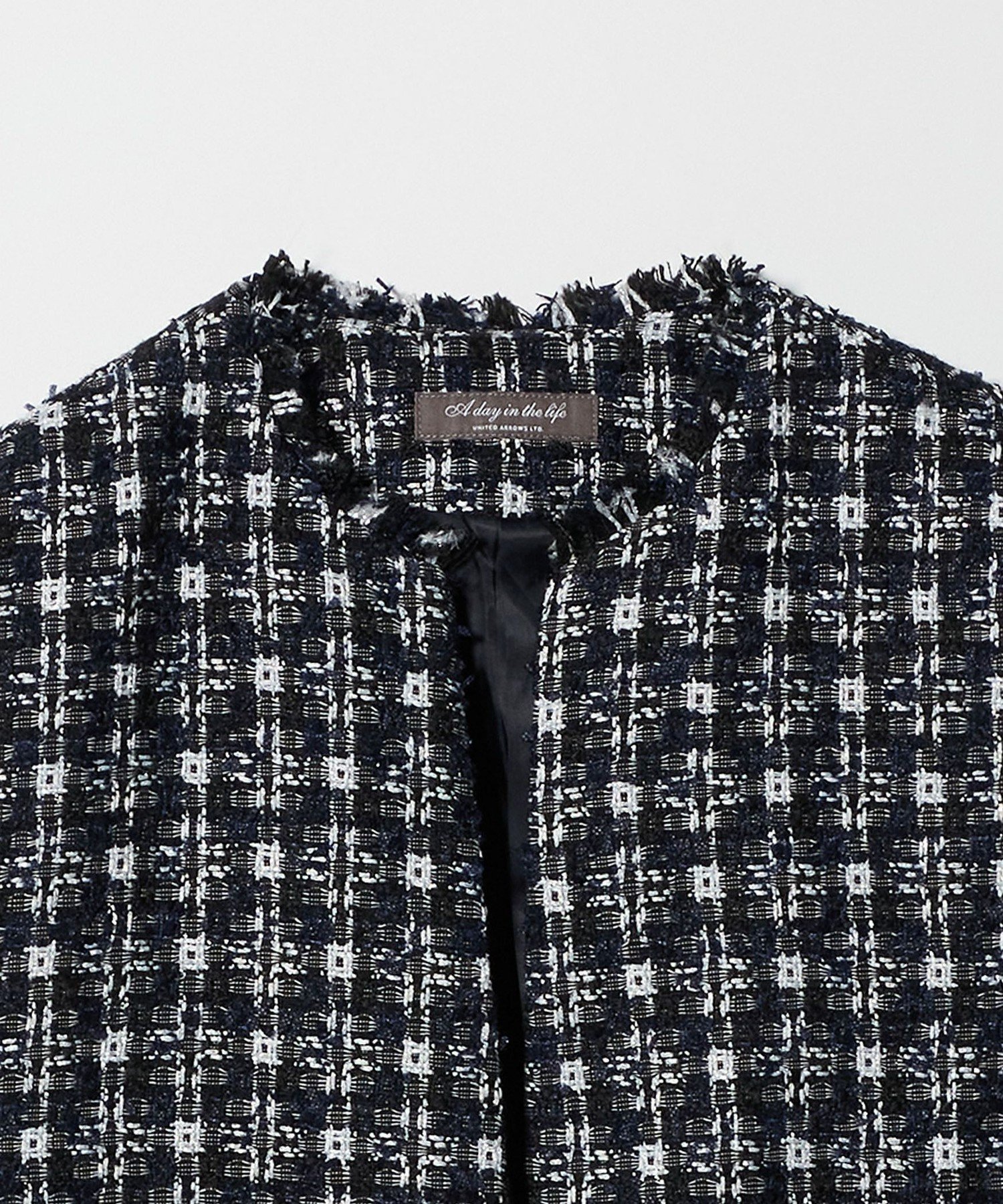 【SALE／30%OFF】a day in the life ミックスツイード キーネックベスト メランジ ＜A DAY IN THE LIFE＞ ユナイテッドアローズ アウトレット トップス ベスト・ジレ【送料無料】
