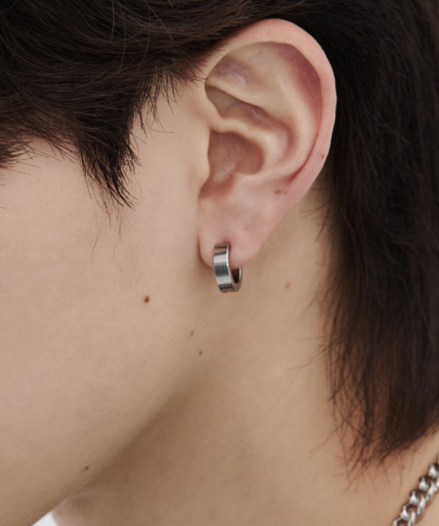 【SALE／12%OFF】WYZ 【 金属アレルギー対応 】シンプルフープイヤリング (両耳用)直径:13mm シーテ アクセサリー・腕時計 イヤリング・イヤーカフ ブラック シルバー
