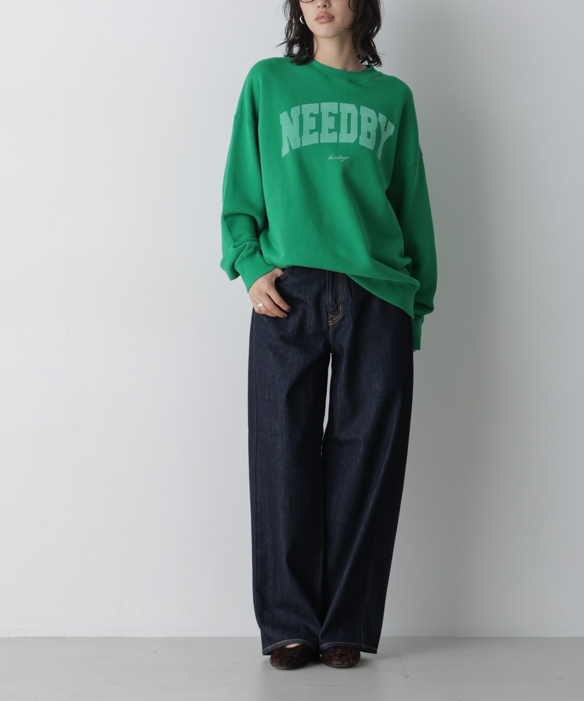 NANO universe NEEDBY heritage/MILEY ナノユニバース パンツ その他のパンツ ブルー