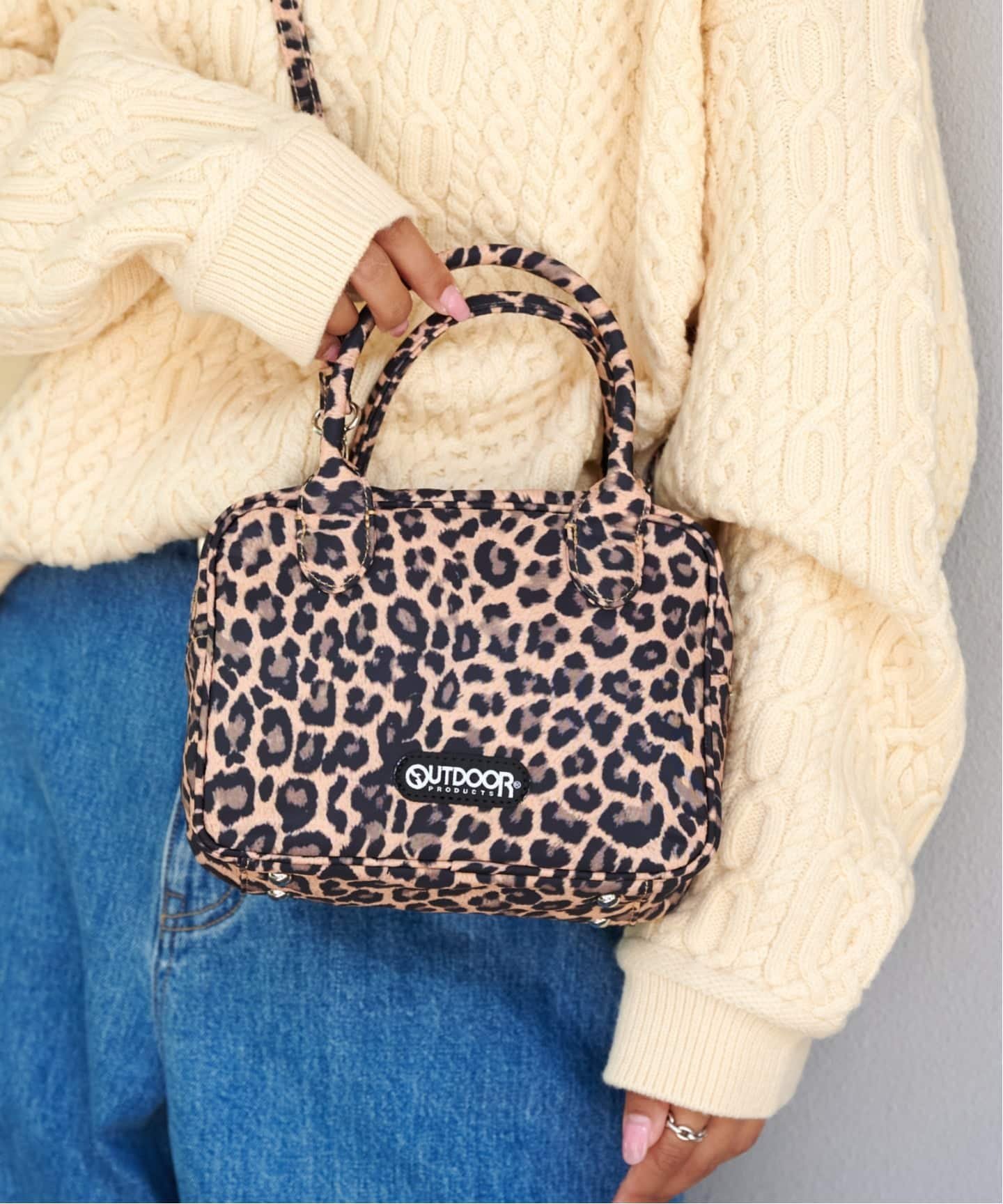 2WAY CUBE BAG アウトドアプロダクツユージュアルシングス バッグ その他のバッグ ピンク ブラウン ベージュ