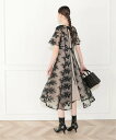 【SALE/5%OFF】Leja Leja-花柄後ろリボン半袖キャミワンピースセットアップドレス結婚式 パーティードレス レジャ ワンピース・ドレス ドレス ブ...