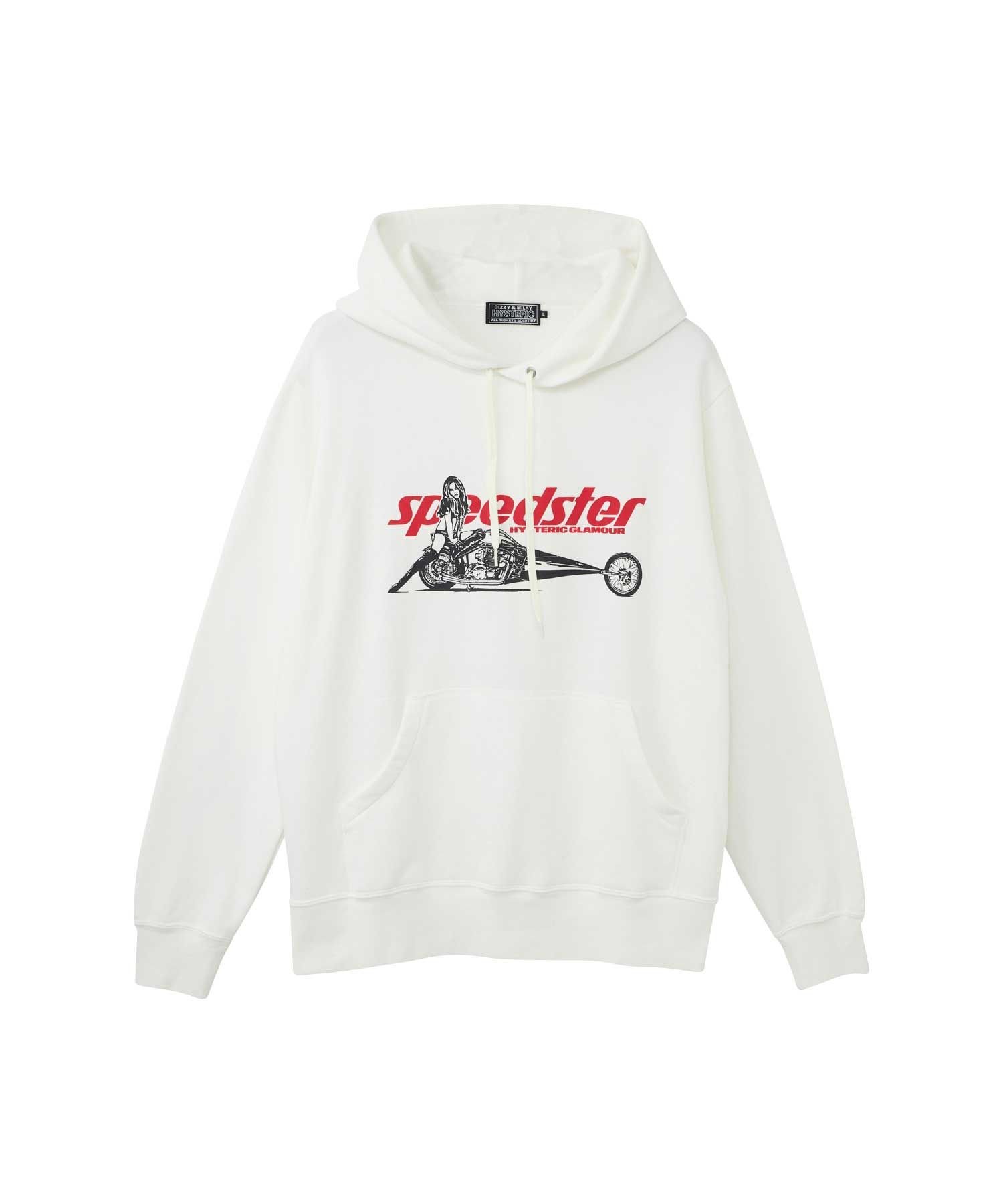 HYSTERIC GLAMOUR SPEEDSTER パーカー ヒステリックグラマー トップス パーカー フーディー ホワイト グリーン ブラック【送料無料】