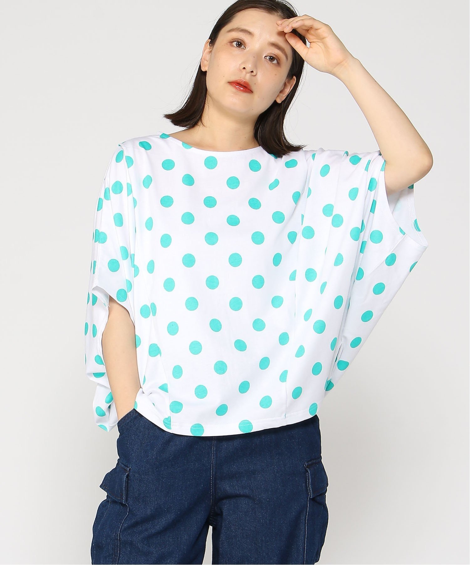 【SALE／50%OFF】FRAPBOIS ドルマンタックT フラボア トップス カットソー・Tシャツ ブルー ホワイト ブラック【送料無料】のサムネイル