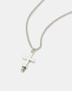 【SALE/30%OFF】ALLSAINTS (M)JUDE CROSS NECKLACE オールセインツ アクセサリー・腕時計 ネックレス シルバー【送料無料...