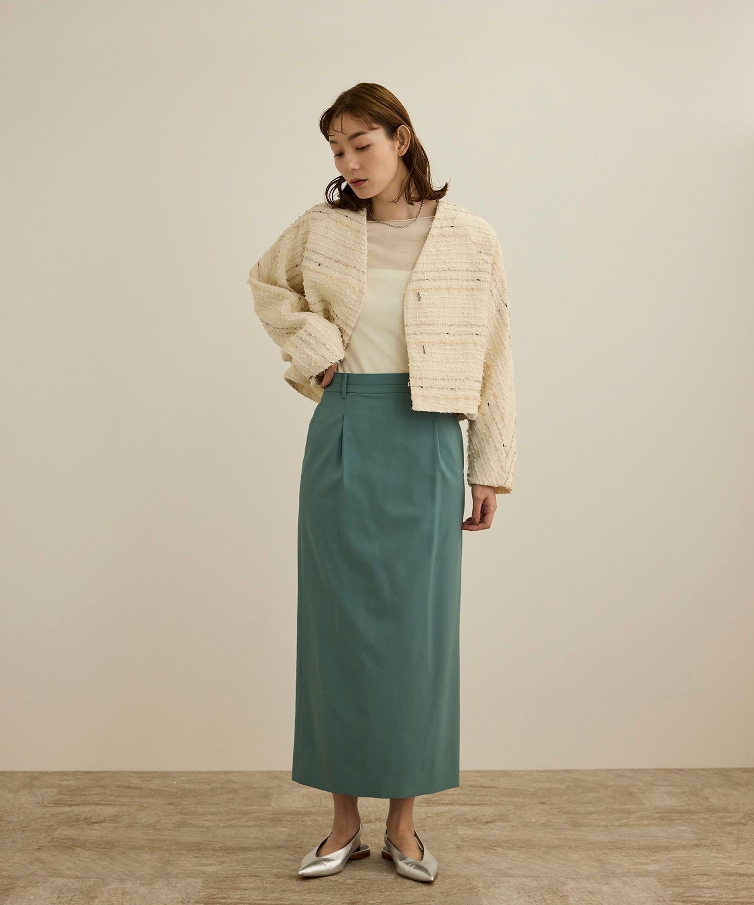 【SALE／70%OFF】ROPE' 【COFIL(コフィル)】シアーボートネックカットソー ロペ トップス カーディガン ホワイト【送料無料】