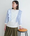 【SALE/25%OFF】URBAN RESEARCH DOORS 『WEB/一部店舗限定』布帛ドッキングフリルカットソー(KIDS) アーバンリサーチドアーズ...