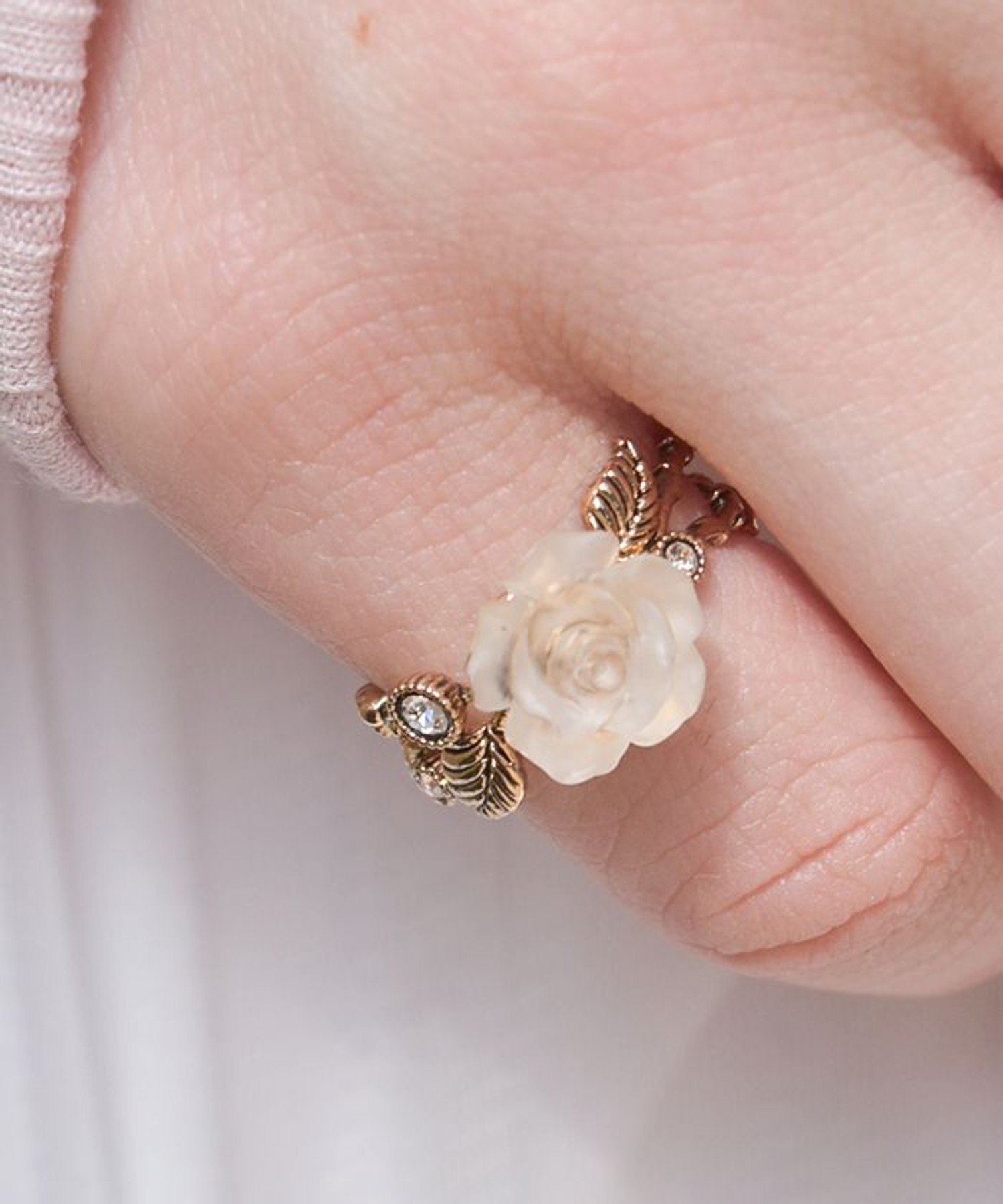 axes femme FAVミニローズリング アクシーズファム アクセサリー・腕時計 リング・指輪 ピンク ブルー グリーン イエロー オレンジ パープル ワインレッド