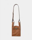 beautiful people market shoulder bag in shrink leather ビューティフルピープル バッグ ショルダーバッグ ...