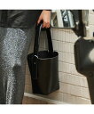 Rouge vif la cle 【&MyuQ/アンドミューク】LIBER バケツショルダーバッグ【予約】 ルージュ・ヴィフ ラクレ バッグ ショルダーバッグ ブラック【送料無料】