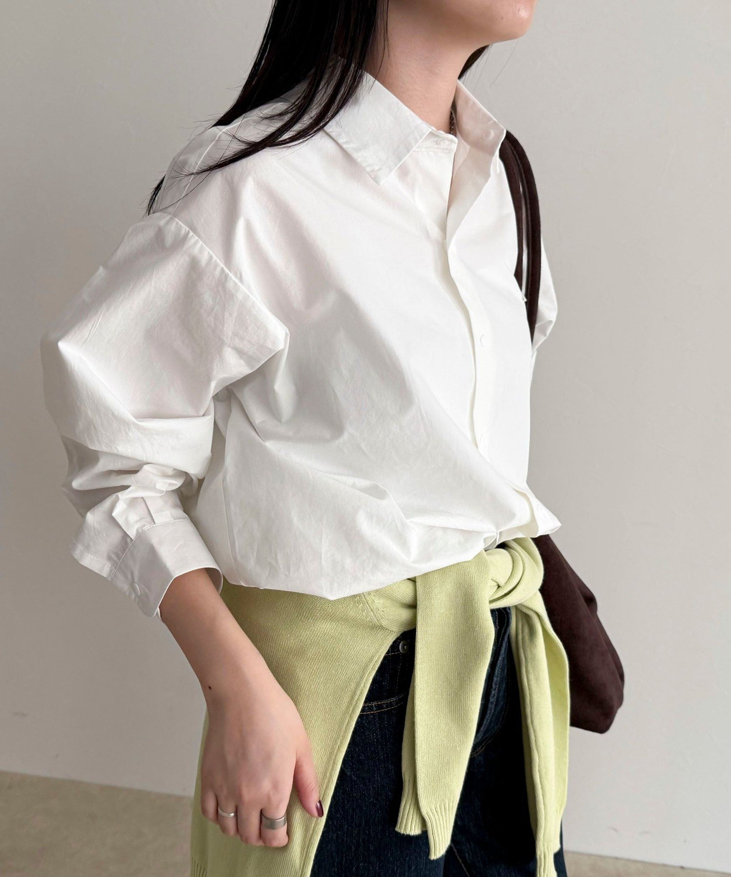 【SALE／50%OFF】fredy emue 【GEVACO/ゲバコ】別注ドットボタンシャツ フレディ アンド グロスター トップス シャツ・ブラウス グレー ベージュ ホワイト【送料無料】