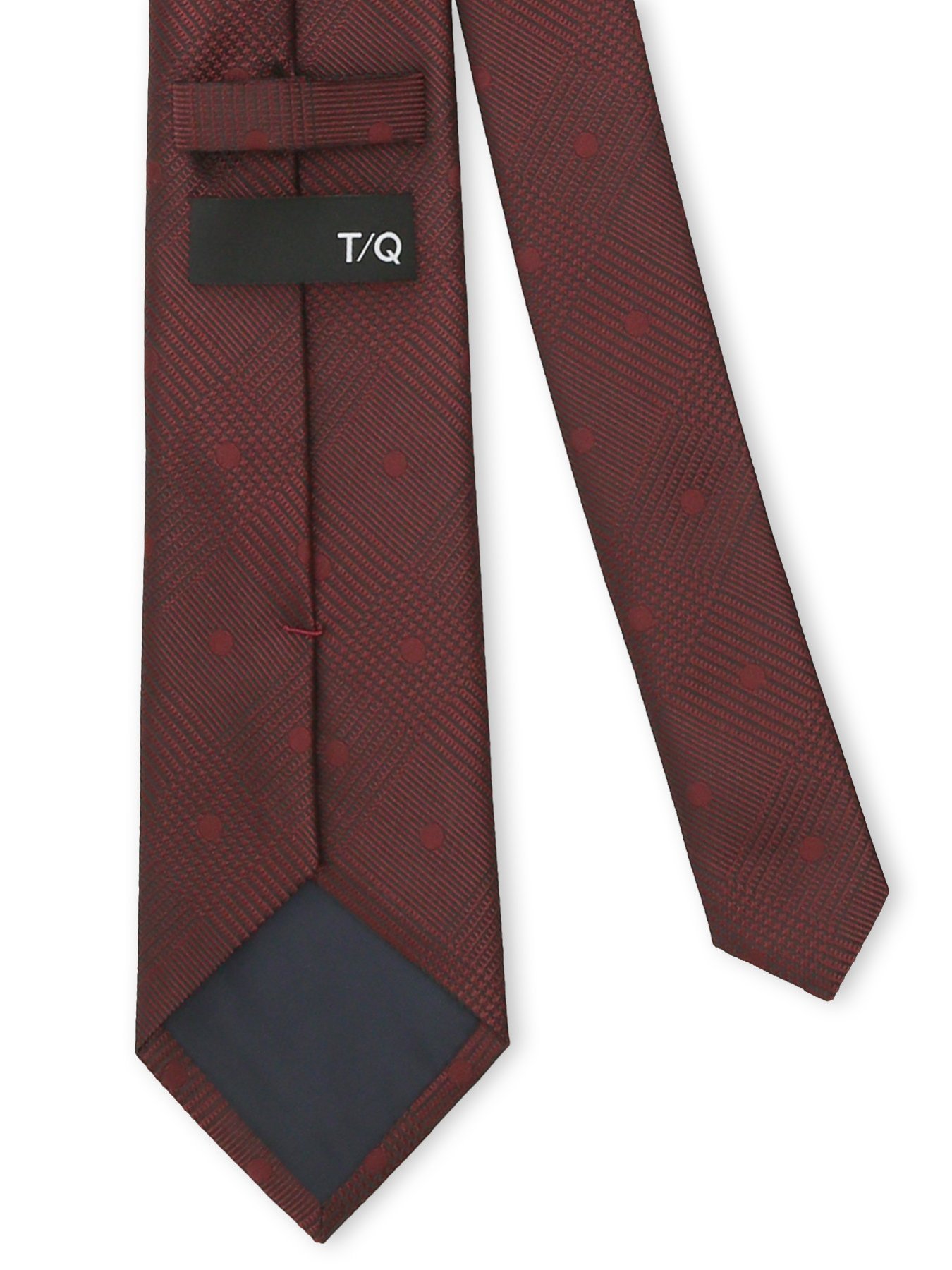 【SALE／15%OFF】TAKA-Q ソリッド レギュラータイ 8.0cm幅 タカキュー スーツ・フォーマル ネクタイ・蝶ネクタイ ワインレッド