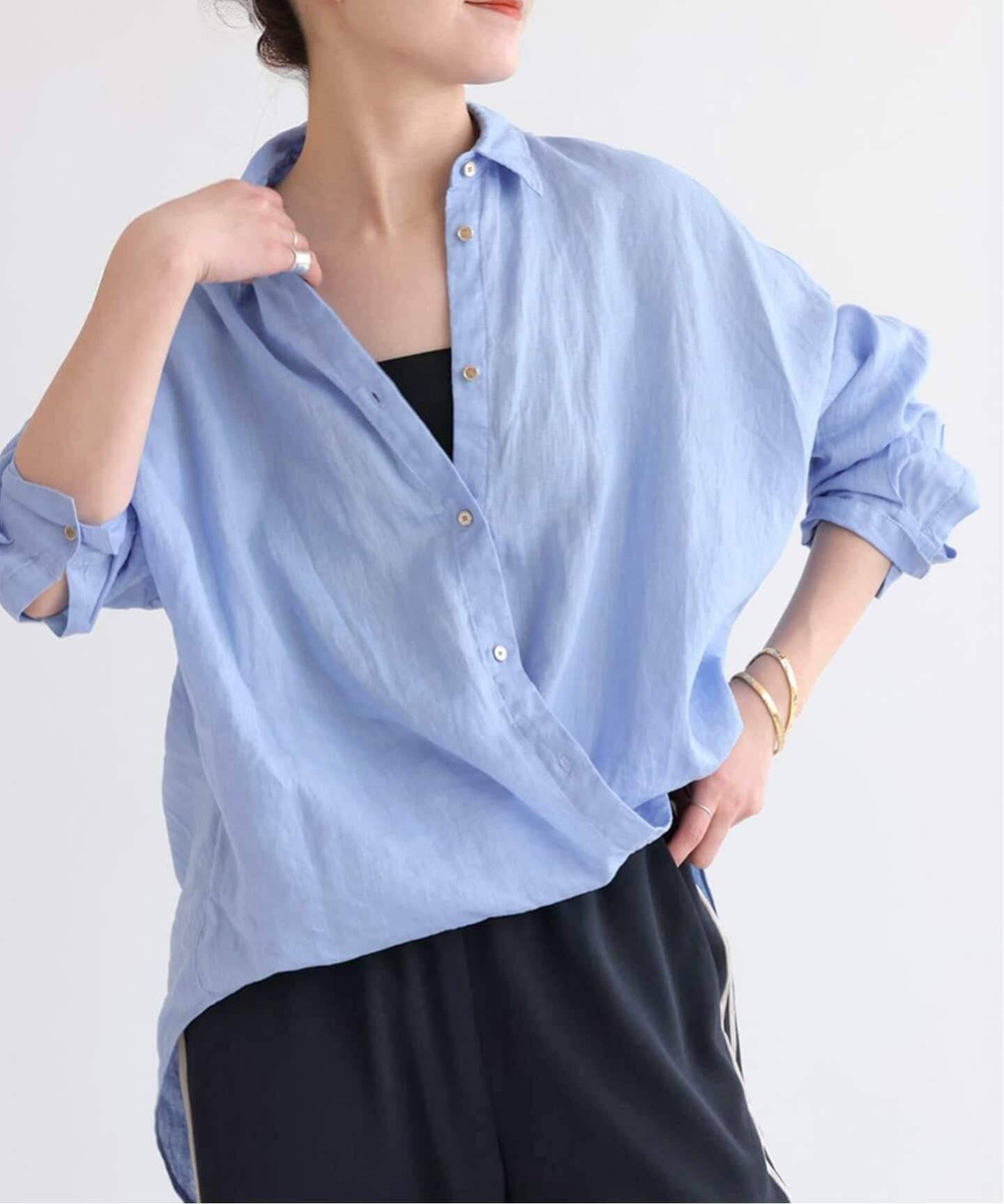 jadore様 フォロー割価格 スピックアンドスパン 麻ビッグシャツ 楽天市場】リネン（ブランドスピック＆スパン）（シャツ・ブラウス