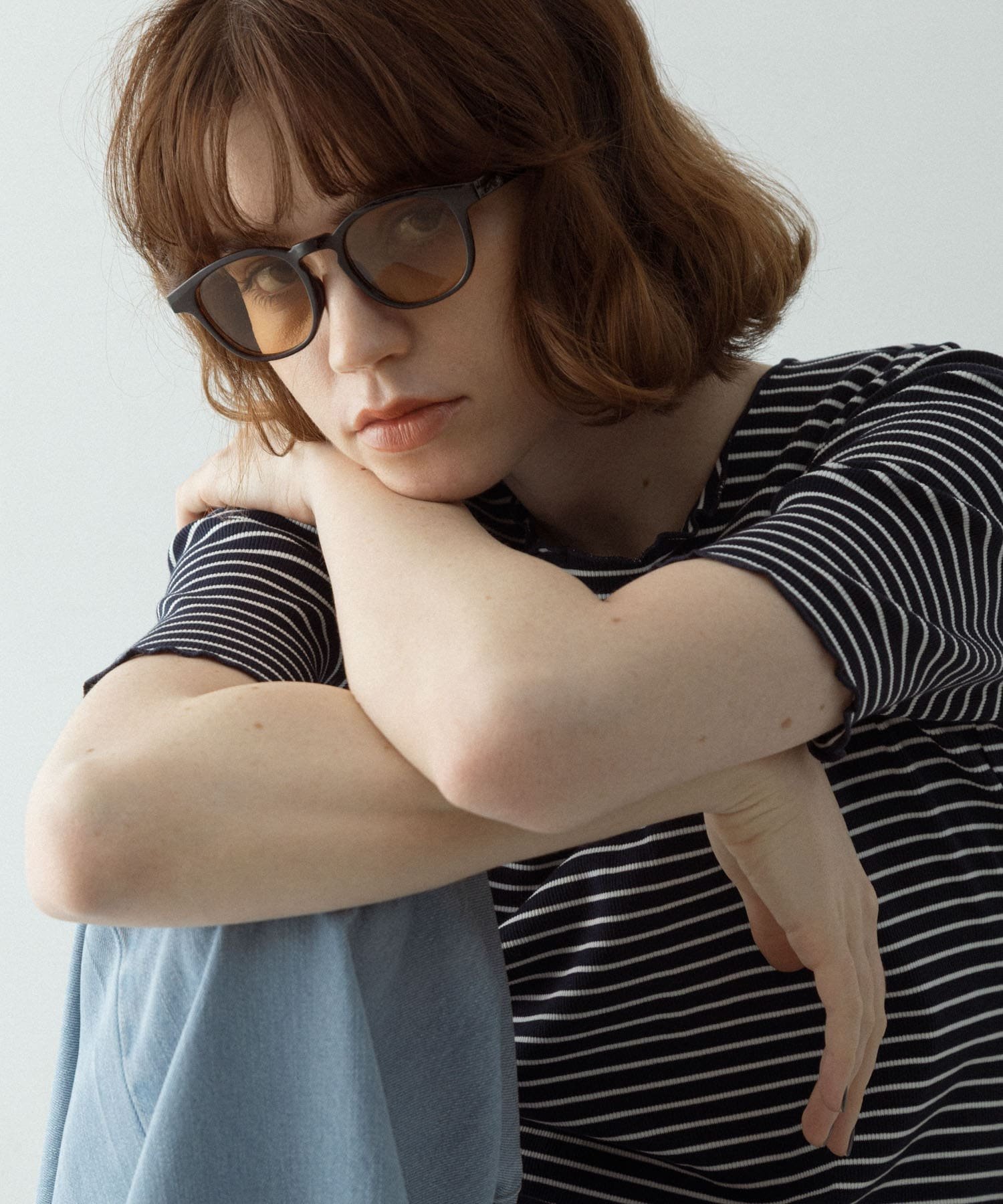 【SALE／10%OFF】Sonny Label ウェリントンカラーサングラス サニーレーベル ファッション雑貨 メガネ ブラウン ピンク