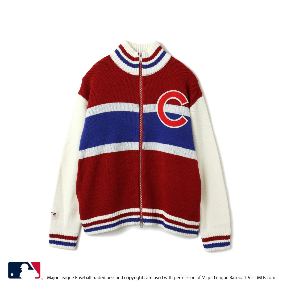 atmos pink atmos pink MLB Knit Blouson RED アトモス トップス ニット レッド【送料無料】