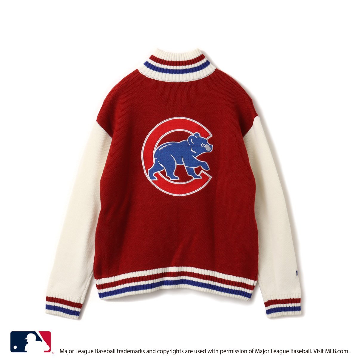 atmos pink atmos pink MLB Knit Blouson RED アトモス トップス ニット レッド