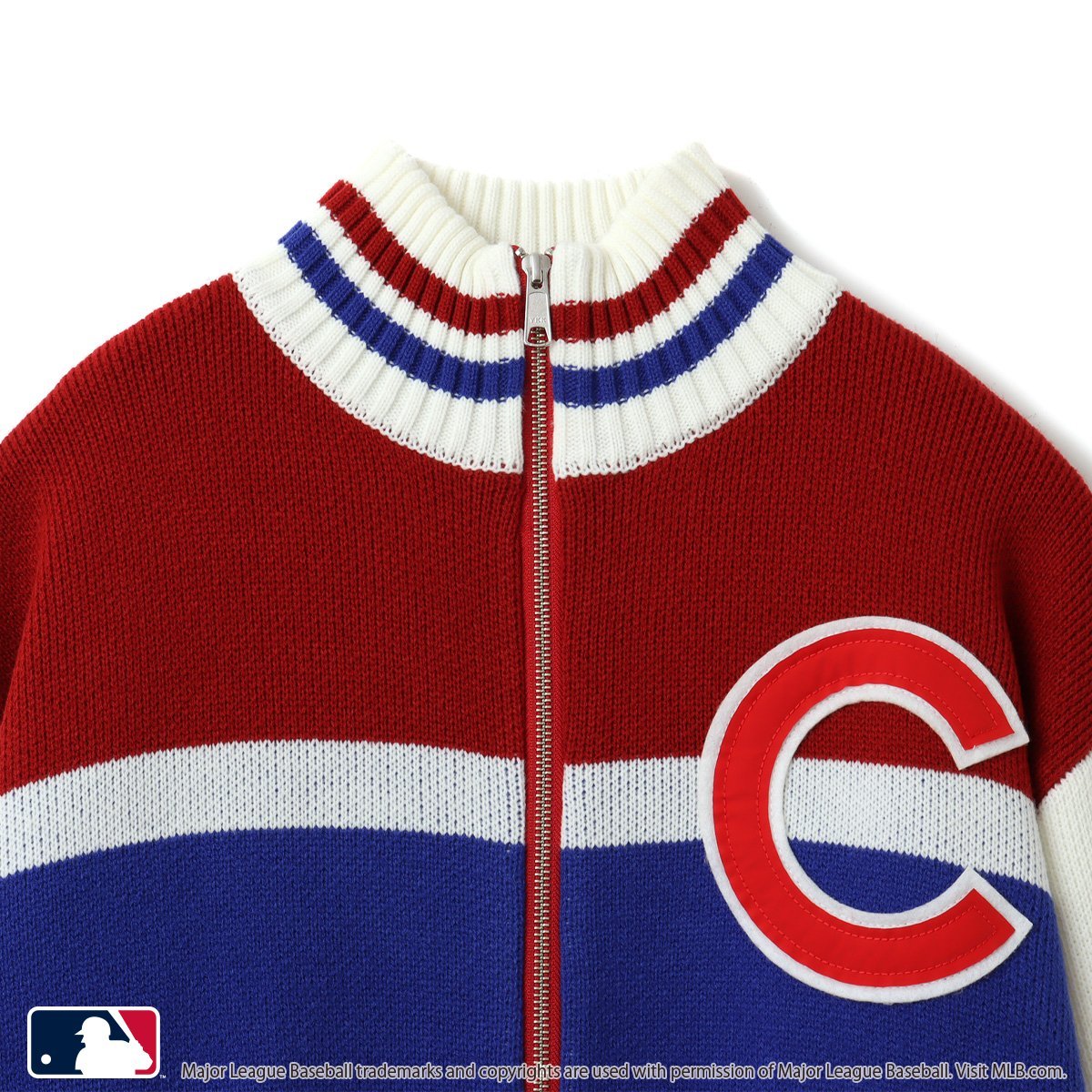 atmos pink atmos pink MLB Knit Blouson RED アトモス トップス ニット レッド