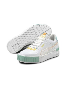 PUMA PUMA CALI SPORT PASTEL MIX WNS アトモスピンク シューズ スニーカー/スリッポン ホワイト【送料無料】